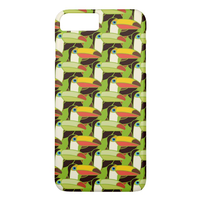 Funda De Case-Mate Para iPhone Toucans colorido (Reverso)