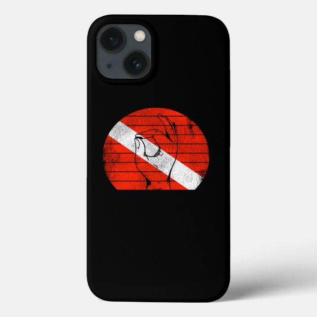 Funda De Case-Mate Para iPhone Trabajar Bien Bajo Presión Scuba Bucear Buceando H (Reverso)