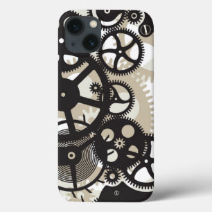 Funda Para iPhone 13 Trabajo de las ruedas del diente