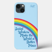 Trabajo social cita Inspiradora crudo arcoiris azu
