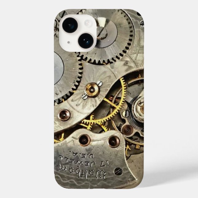 Funda De Case-Mate Para iPhone Trabajos de reloj (Reverso )