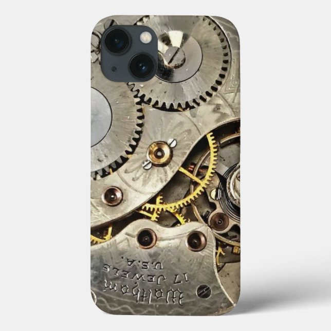 Funda De Case-Mate Para iPhone Trabajos de reloj (Reverso)