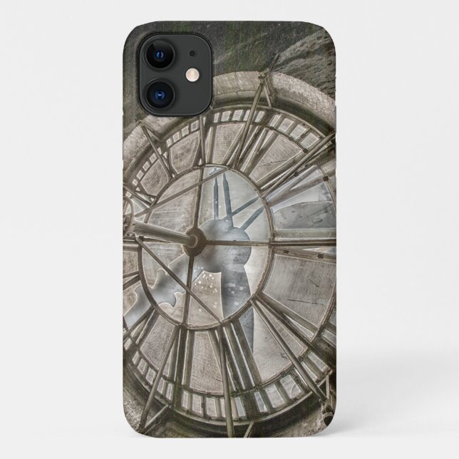 Funda De Case-Mate Para iPhone Trabajos de reloj en torre (Reverso)