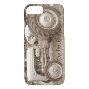 Funda Para iPhone 8/7 Tractor de fergor Vintage Gray Massey