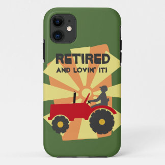 Funda Para iPhone 11 Tractor rojo o verde cualquier tipo caja del