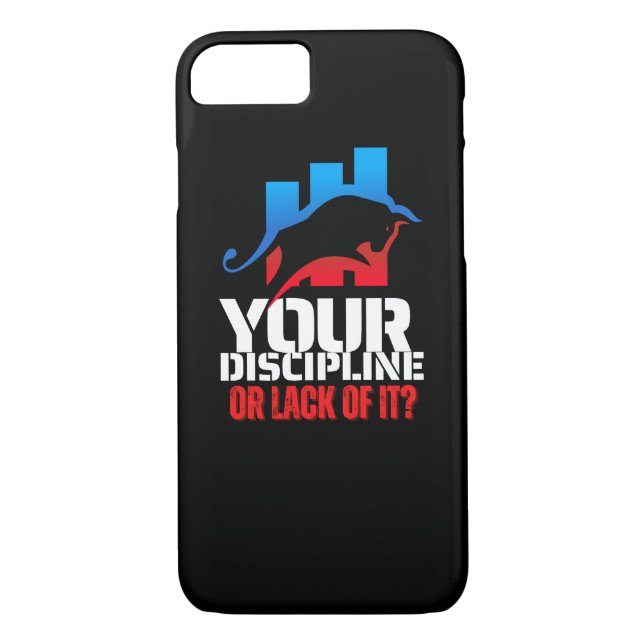 Funda De Case-Mate Para iPhone Trader motivation | Bull | Discipline (Reverso)