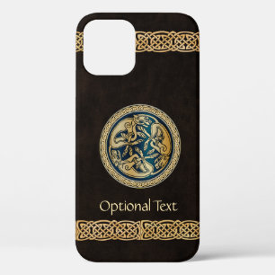 Funda Para iPhone 12 Tradición de Knotwork de Lobo Celta