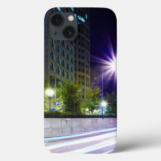 Funda Para iPhone 13 Tráfico borroso de noche
