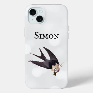 Funda Para iPhone 15 Mini Tragar el halcón de cola con el Audubon de la vend