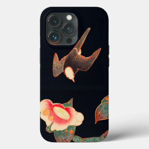 Funda Para iPhone 13 Pro Tragar y Camellia (1900) por Ito Jakuchu
