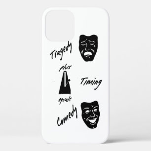 Funda Para iPhone 12 Tragedia + Timing igual a teatro de comedia