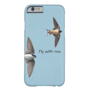 Funda Barely There Para iPhone 6 Trago de árbol animal del pájaro y trago de