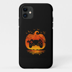 FUNDA PARA iPhone 11 TRAJE DE HALLOWEEN PARA GAMER CALABAZA AMANTE DE G