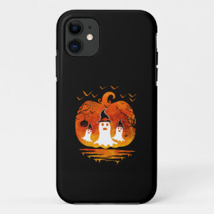 FUNDA PARA iPhone 11 TRAJES DE DISFRAZ DE HALLOWEEN DE FANTASMAS CALABA