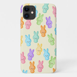 Funda Para iPhone 11 Trajes de malvavisco con conejo de Pascua