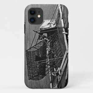 Funda Para iPhone 11 Trampa para peces Vintage USA Alaska Yukon