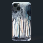 Funda Para iPhone 13 Tranquil Abstract Trees<br><div class="desc">A stunning watercolor print featuring trees in an abstract style, brought to you by World Art Group. An impressionist design set in colorful hues that transforms this natural landscape into a vintage taste true work of art. A cool painting, perfect for your home or office that will inspire the greatness...</div>