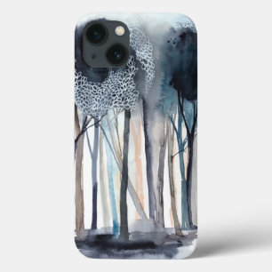 Funda Para iPhone 13 Tranquil Abstract Trees