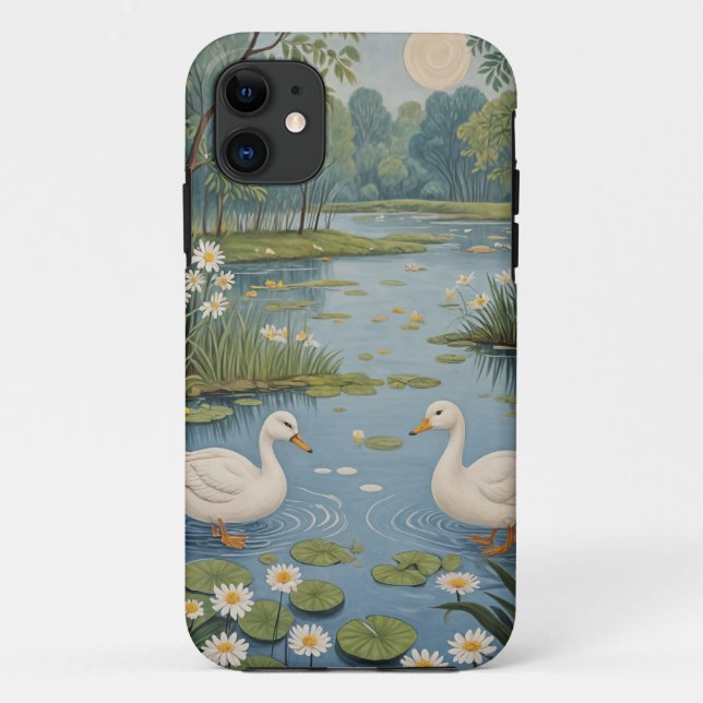 Funda De Case-Mate Para iPhone Tranquilidad en el pontón (Reverso)