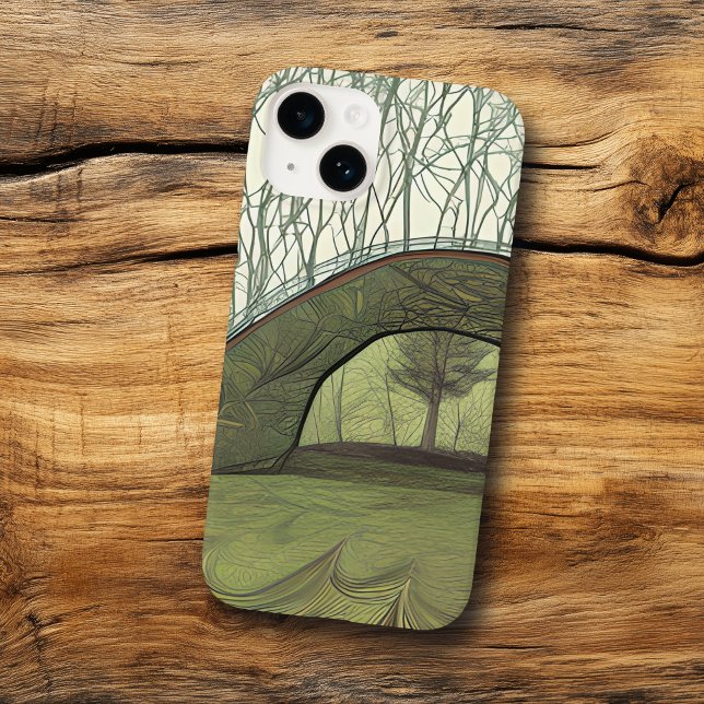Funda De Case-Mate Para iPhone Tranquilidad y apacible escena de camping (Subido por el creador)