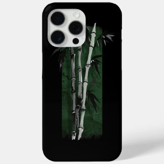 Funda Para iPhone 15 Pro Max Tranquilidad zen: elegante bosque de bambú