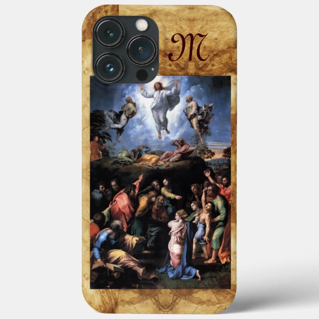 Funda De Case-Mate Para iPhone TRANSFIGURACIÓN DEL monograma JESUS (Reverso )