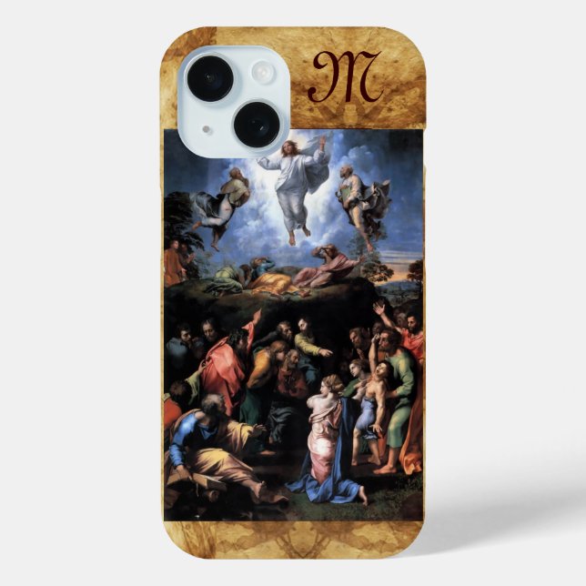 Funda De Case-Mate Para iPhone TRANSFIGURACIÓN DEL monograma JESUS (Reverso )