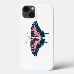Funda Para iPhone 13 Transgender Pride Flag Swallowtail Butterfly