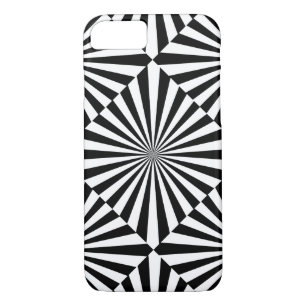 Funda Para iPhone 8/7 ~ transparente de los RAYOS (un diseño negro y