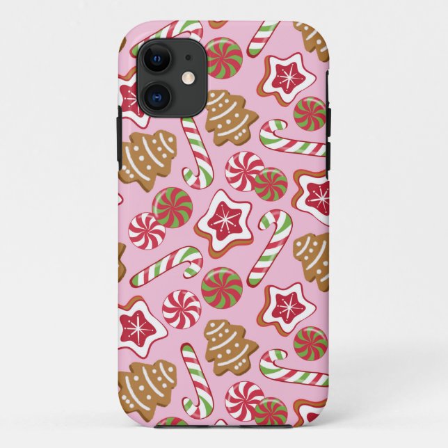 Funda De Case-Mate Para iPhone Tratamientos de navidades - rosa (Reverso)