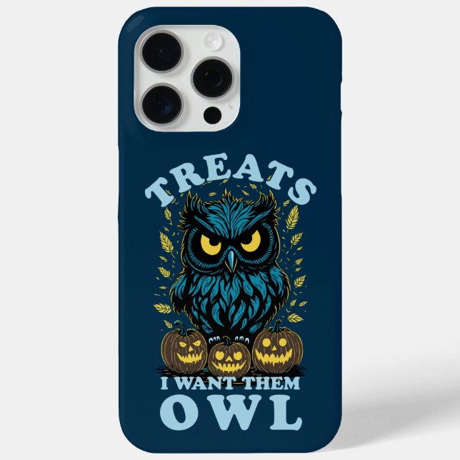 Funda De Case-Mate Para iPhone Tratamientos Que Quiero Que Sean Lechuzas | Hallow (Reverso )