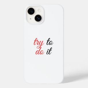 Funda Para iPhone 14 De Case-Mate tratar de hacerlo