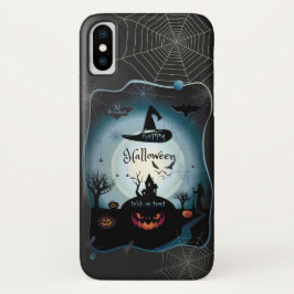 Funda Para iPhone X Trate de decoración de Halloween o monstruo de tru