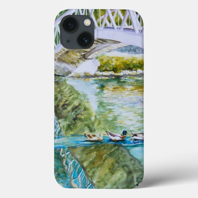 Funda De Case-Mate Para iPhone Travesía del canal (Reverso)