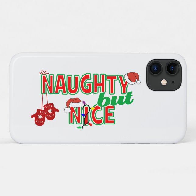 Funda De Case-Mate Para iPhone travieso pero agradable (Reverso (horizontal))