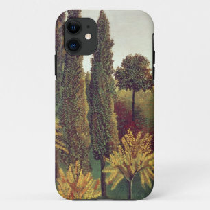 Funda Para iPhone 11 Trayectoria en las motas Chaumont Park, París,