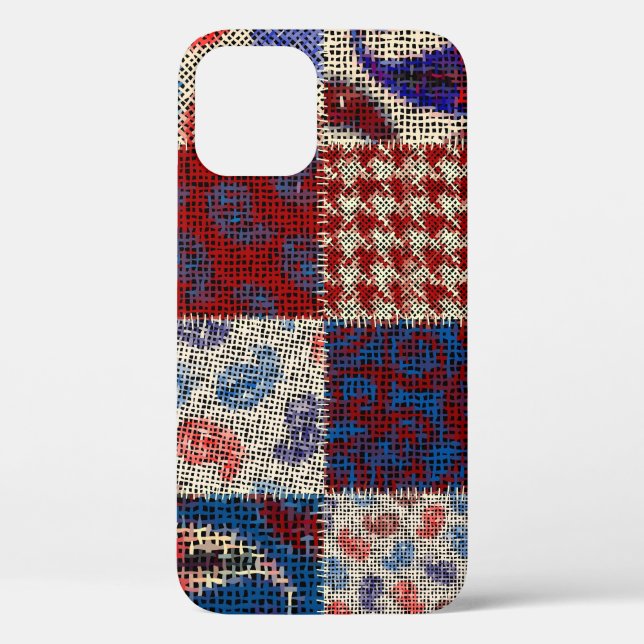 Funda De Case-Mate Para iPhone Trazado áspero, patrón de imitación. (Reverso )