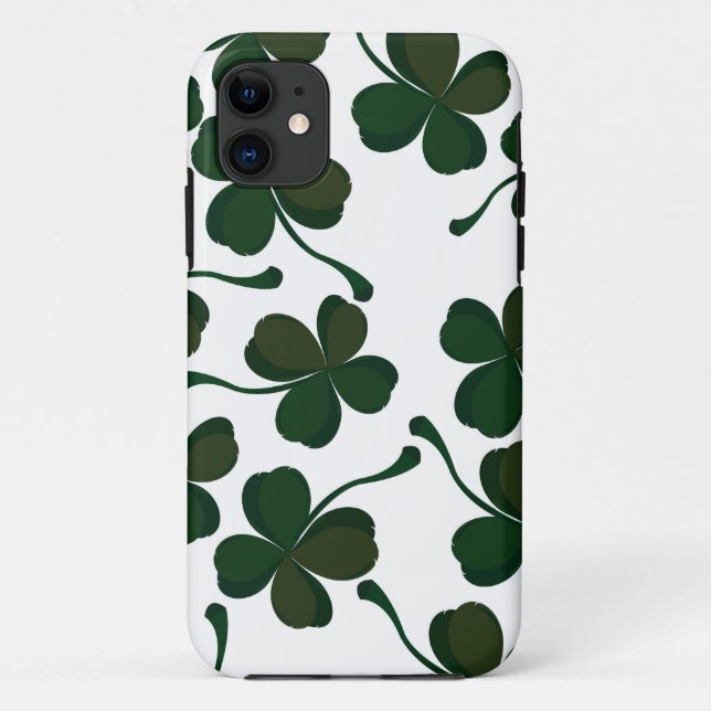 Funda De Case-Mate Para iPhone trébol afortunado (Reverso)