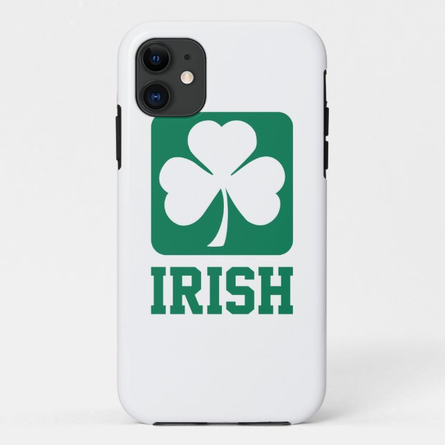 Funda De Case-Mate Para iPhone Trébol de Irlanda (Reverso)