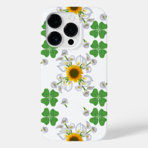 title_seo2 Trébol de la suerte Clover con girasol y lirio de