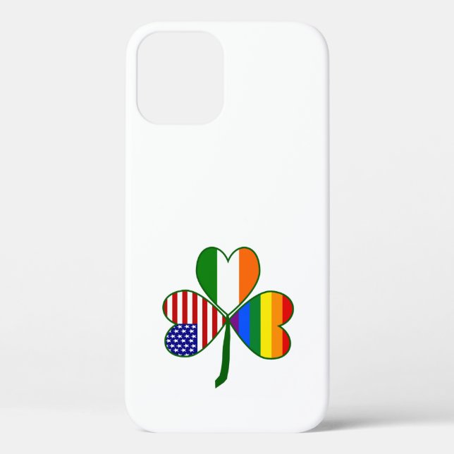 Funda De Case-Mate Para iPhone Trébol Gay (Reverso )