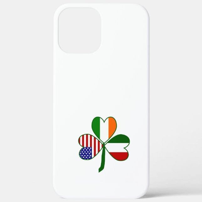 Funda De Case-Mate Para iPhone Trébol italiano (Reverso )