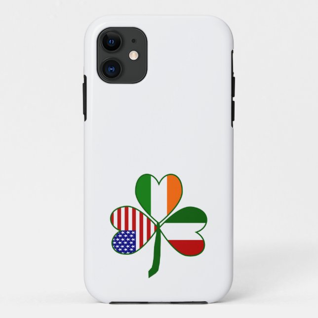 Funda De Case-Mate Para iPhone Trébol italiano (Reverso)