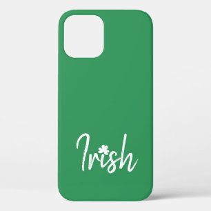 Funda Para iPhone 12 Pro Trébol Verde Irlandés Día de San Patricio