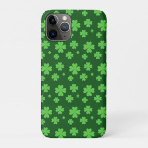 Funda Para iPhone 11 Pro Tréboles Verdes Afortunados