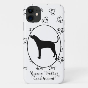 Funda Para iPhone 11 Treeing Walker Coonhound Silhouette