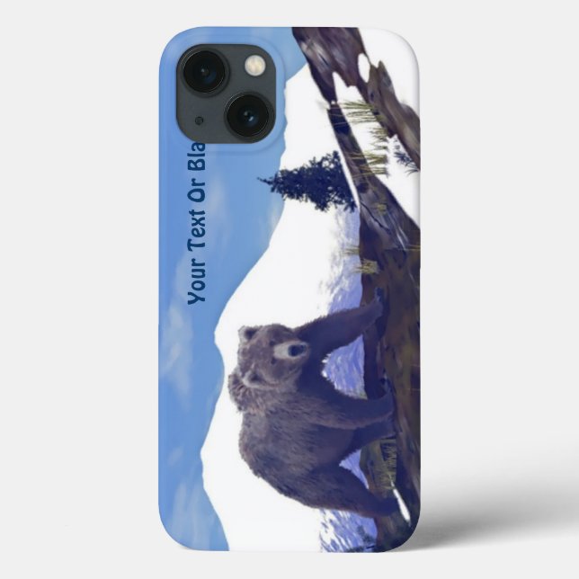 Funda De Case-Mate Para iPhone Treeline Grizzly (Reverso)
