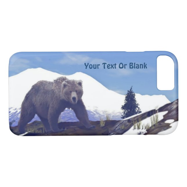 Funda De Case-Mate Para iPhone Treeline Grizzly (Reverso (horizontal))