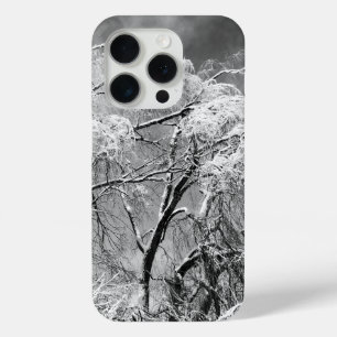 Funda Para iPhone 15 Pro trees wear winter