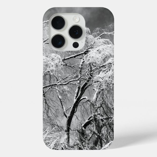 Funda De Case-Mate Para iPhone trees wear winter (Reverso )